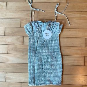 NWT PRINCESS POLY KOINA MINI DRESS GINGHAM